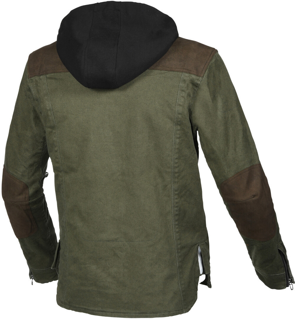 Macna Inland Motorcykel Textil Jacka Grön S Figur 2