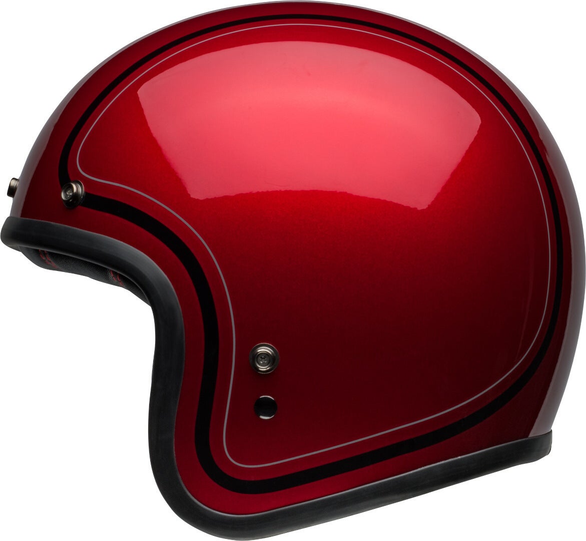 Bell Custom 500 Chief Casque jet Rouge/Noir L (59/60) Figure 5
