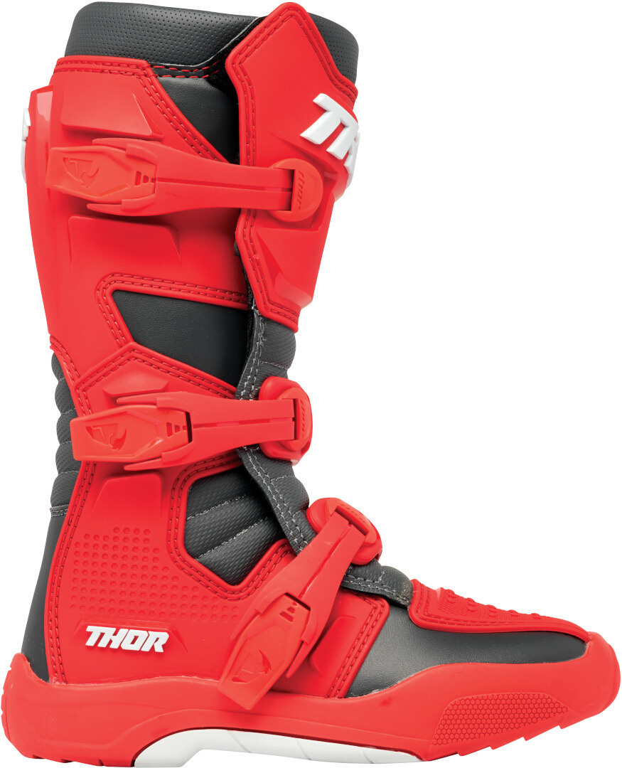 Thor Blitz XR MX Motokrosové boty pro mládež červená/černá 7 Obrázek 2