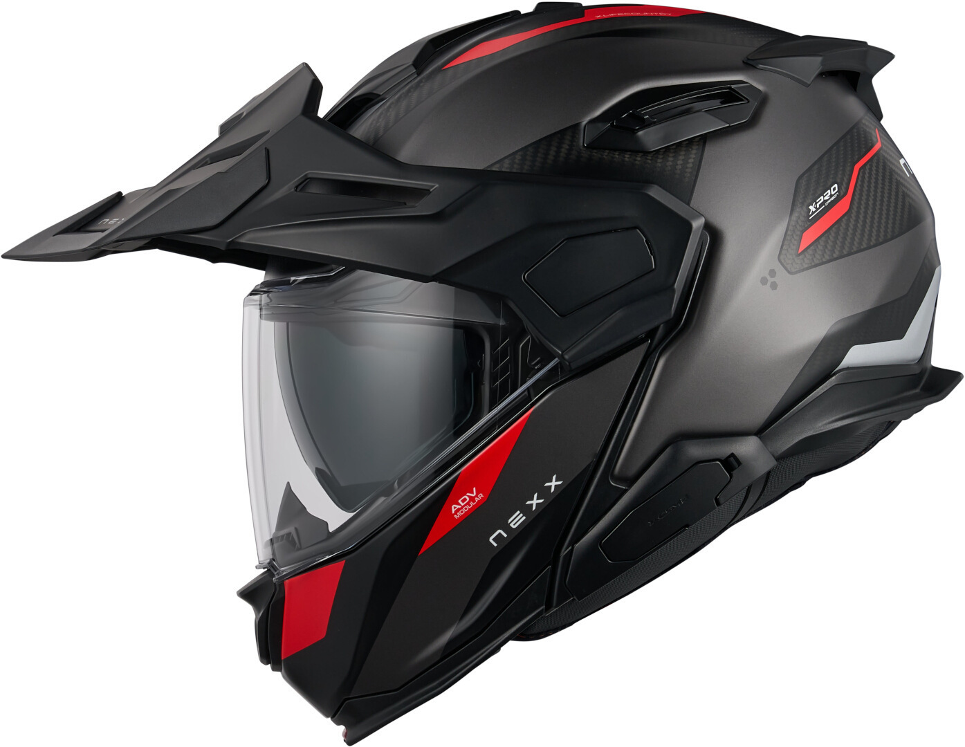 Nexx X.Lifecountry Terra Carbon Cască Gri mat/roșu XL (61/62) Figura 3