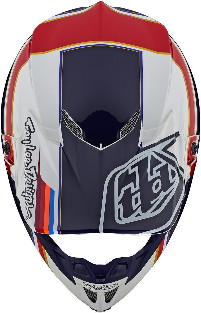 Troy Lee Designs SE4 Speed MIPS Motocross Helmet white/red/blue S Figure 2