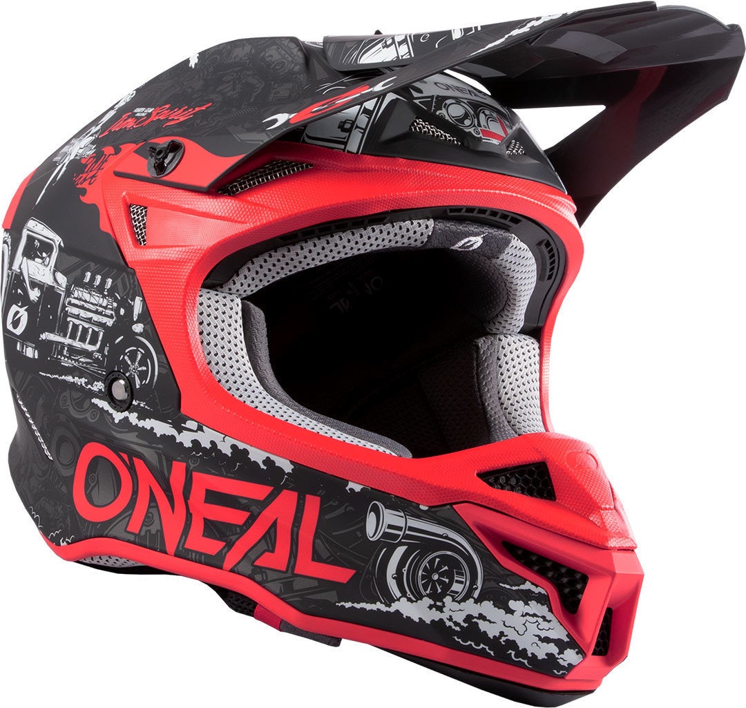 Oneal 5Series Polyacrylite HR Casco motocross nero/rosso XL (61/62) Figura 2
