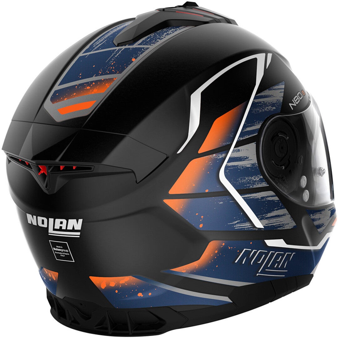 Nolan N80-8 Thunderbolt N-Com Hjelm sort mat/blå XL (62) Figur 4