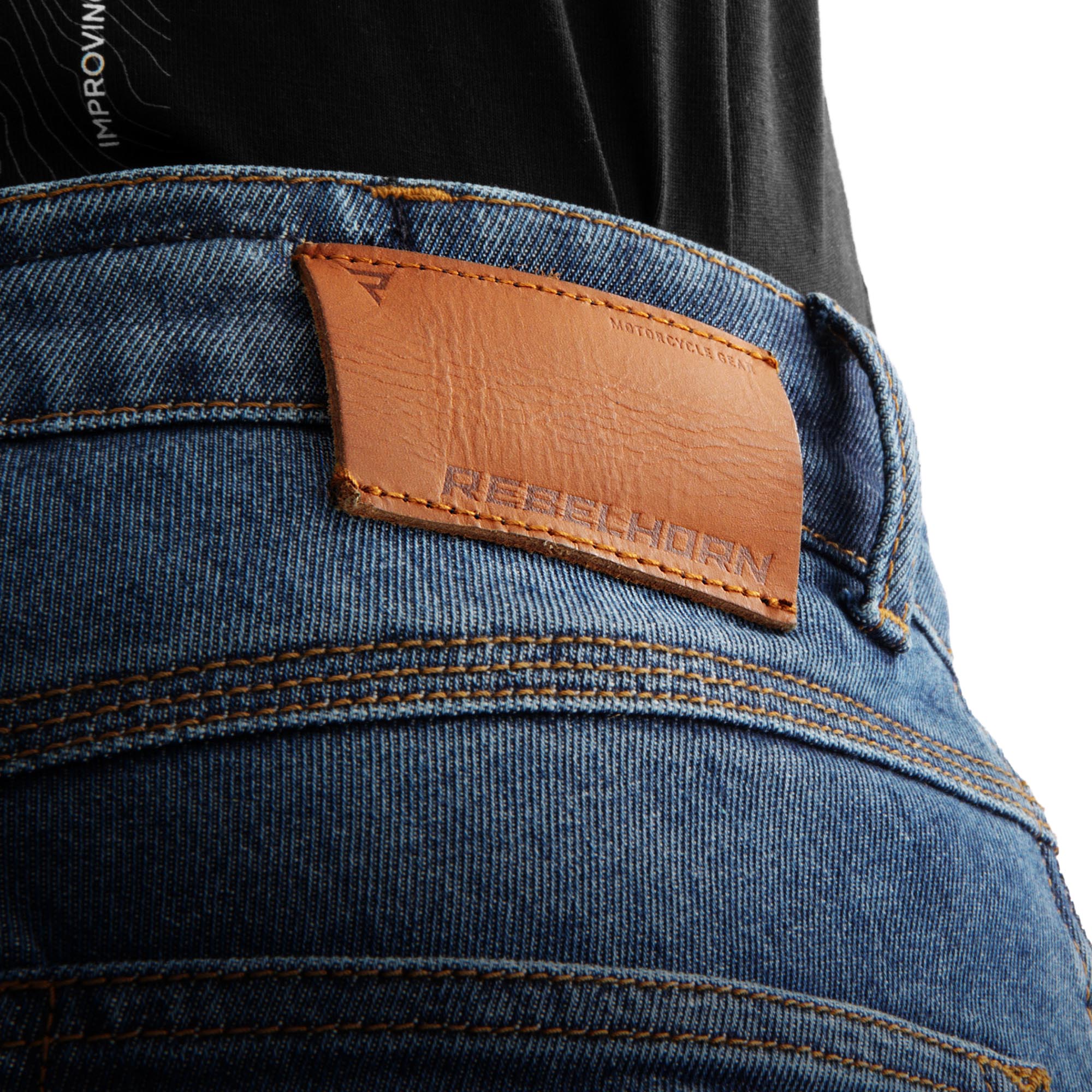 Rebelhorn Bronco Jeans da motociclista blu sbiadito 32/34 Figura 4