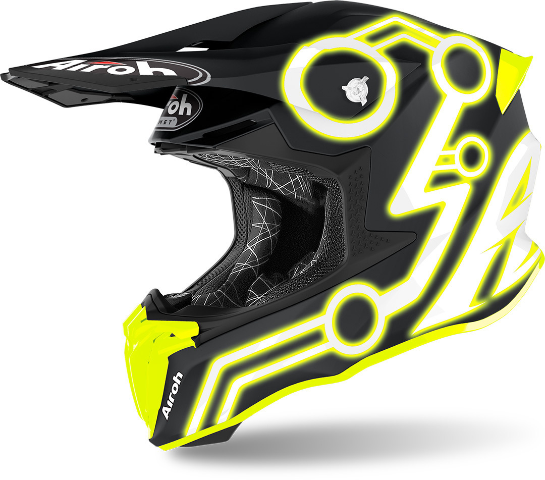 Airoh Twist 2.0 Neon Cască de motocross galben XS (53/54) Figura 1
