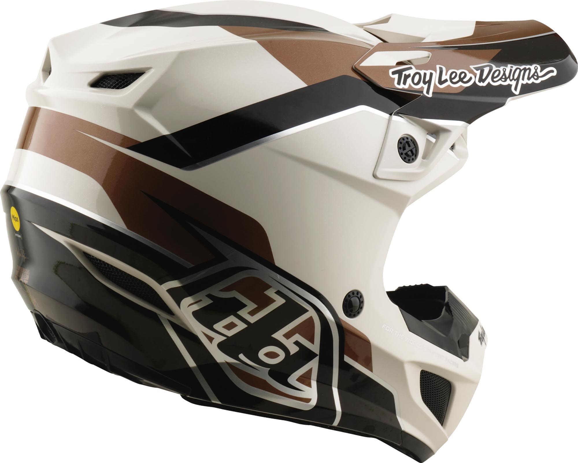 Troy Lee Designs SE5 Polycarbonate MIPS Stand Motocross Helm hellgrau XXL (62/63) Abbildung 4