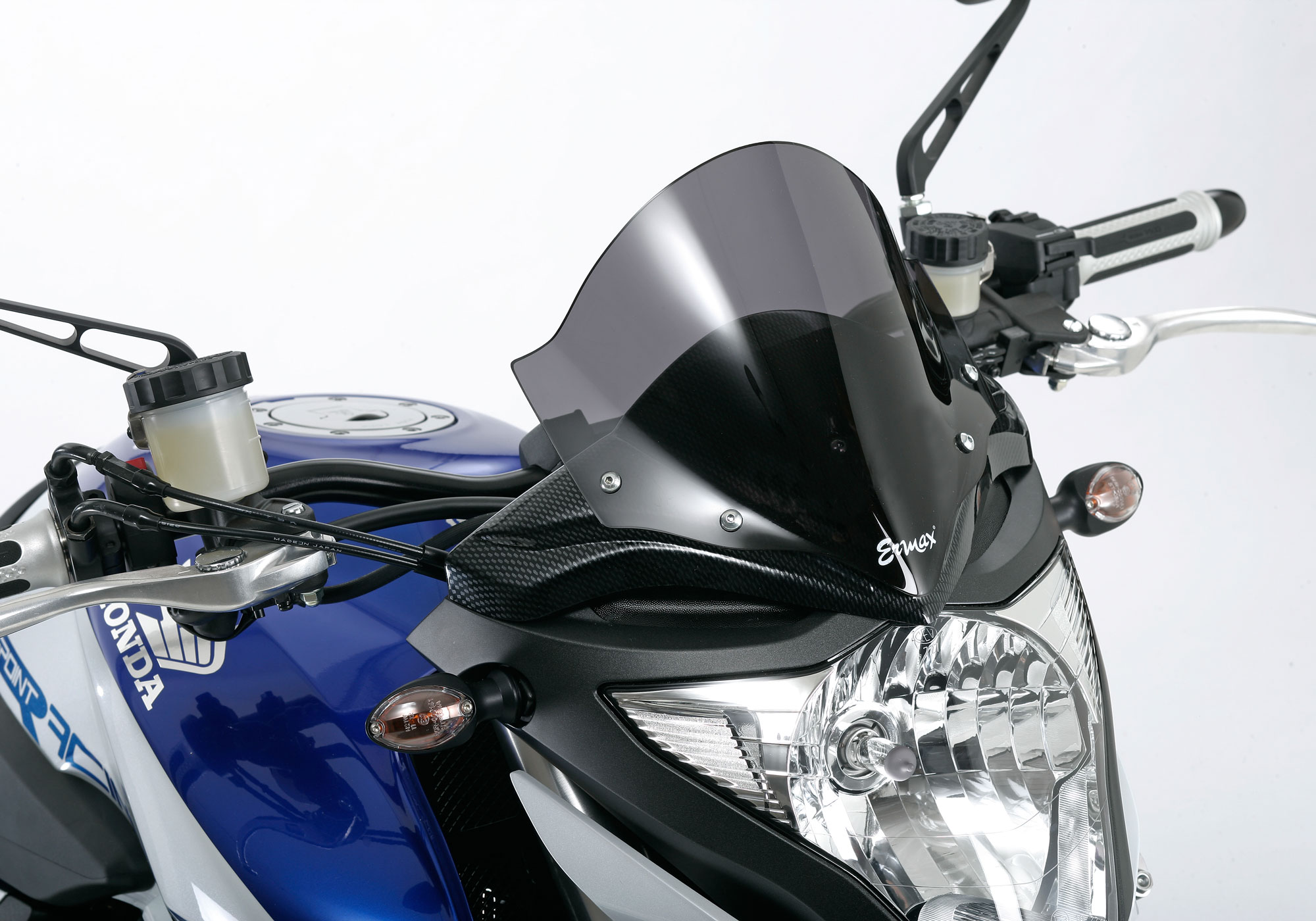 Plasă ERMAX pentru bicicletă goală Sticlă acrilică (PMMA) Figura 1