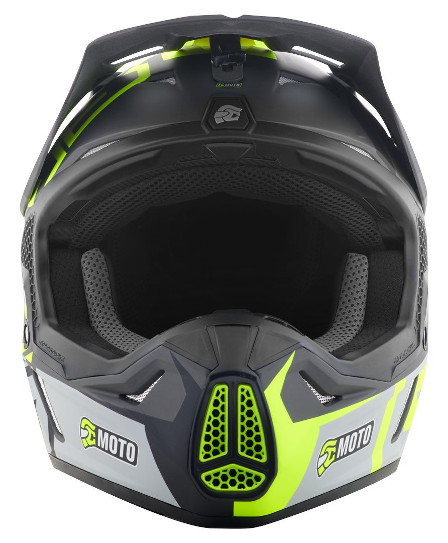 FC-Moto Merkur Flex Casco Motocross nero/giallo S Figura 5