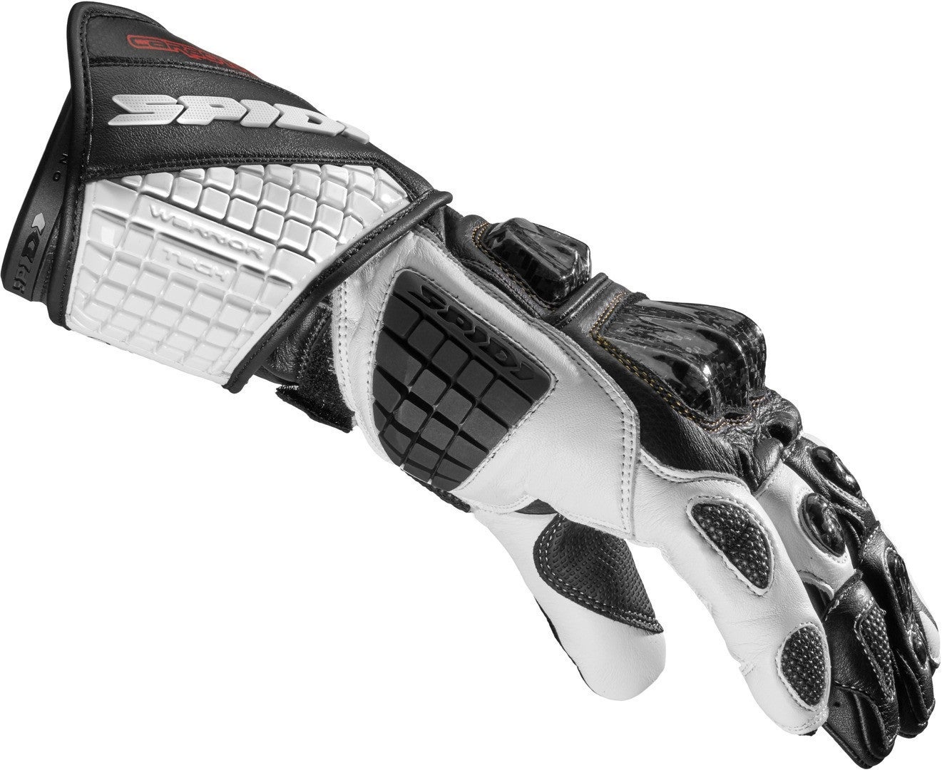 Spidi Carbo Track Evo Motorcykel handsker Sort/hvid S Figur 2