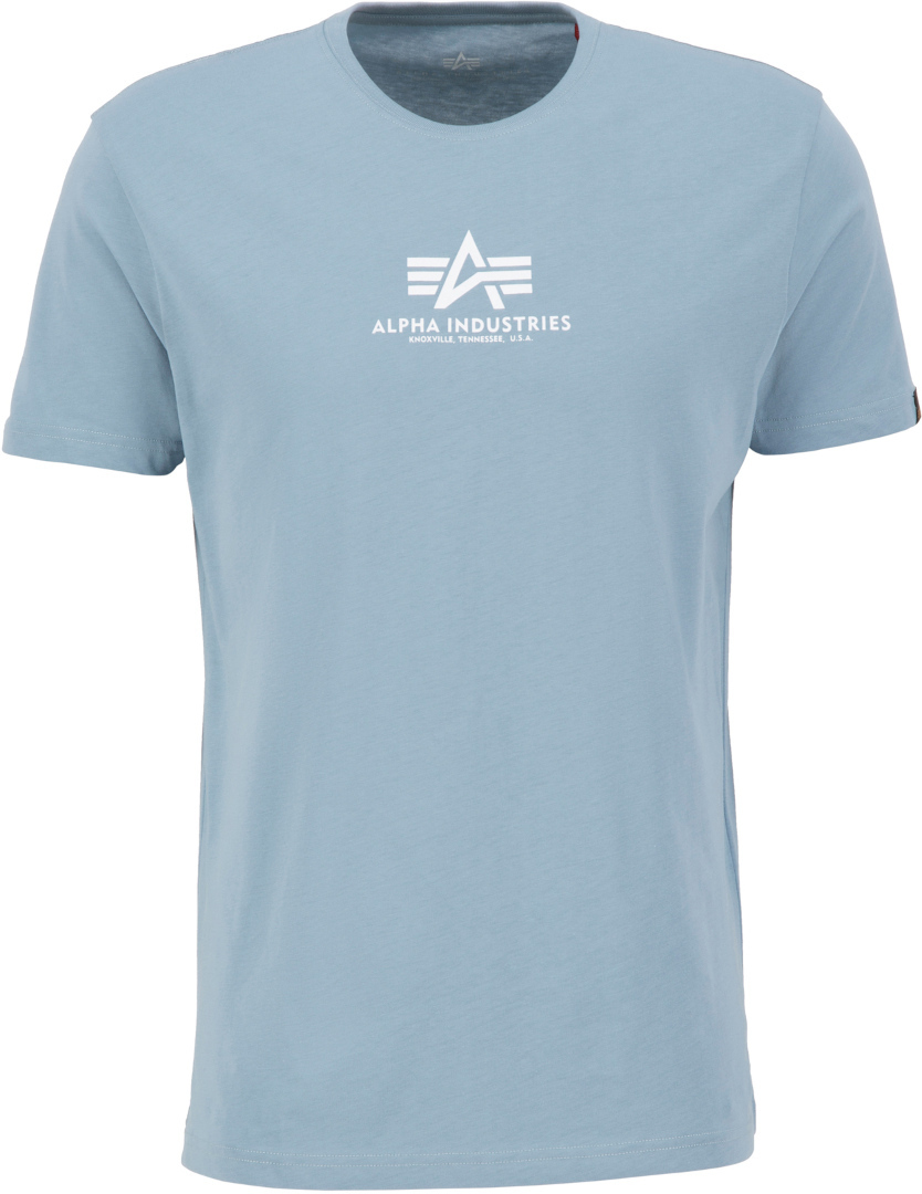 Alpha Industries Basic ML T-Shirt blau/grau XL Abbildung 1