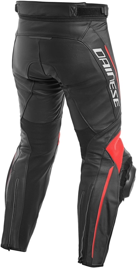 Dainese Delta 3 Damer motorcykel læderbukser sort/rød 50 Figur 2