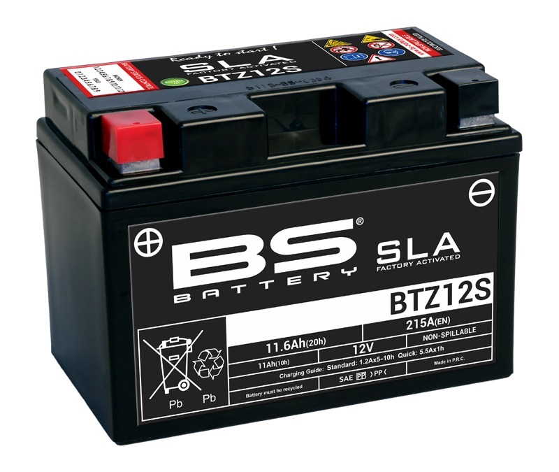 Bateria BS Bateria SLA fără întreținere activată din fabrică - BTZ12S Figura 1