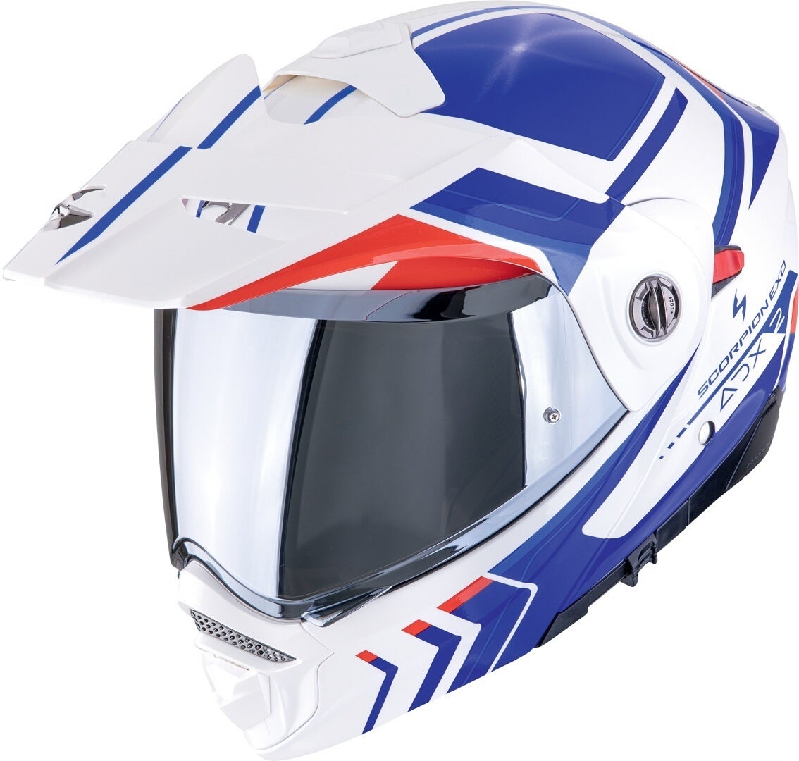 Scorpion ADX-2 Lewis Helmet white/blue/red M (57/58) Figure 1