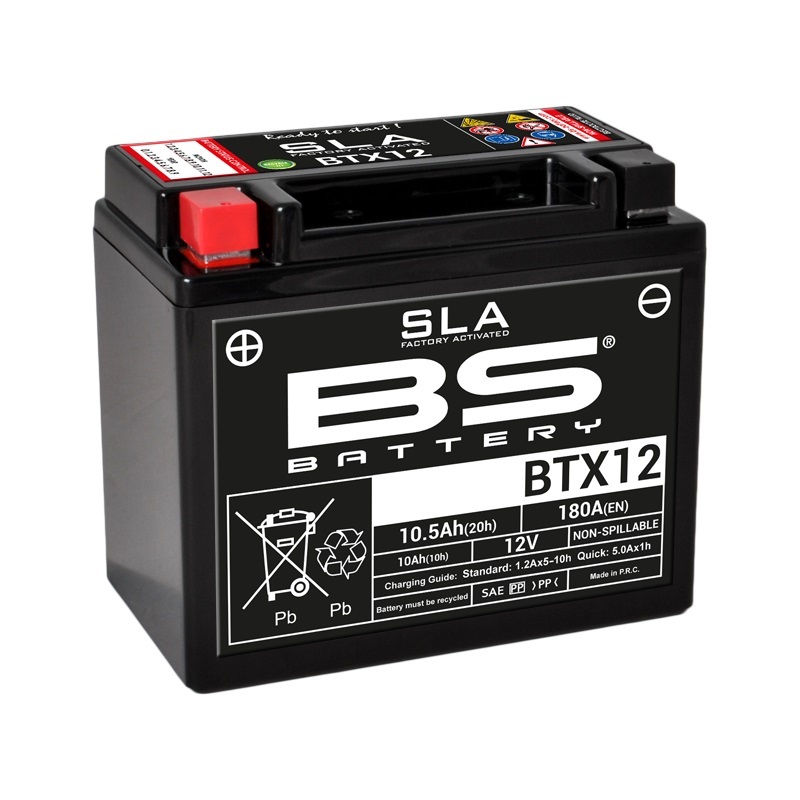 Bateria BS Bateria SLA fără întreținere activată din fabrică - BTX12 Figura 1