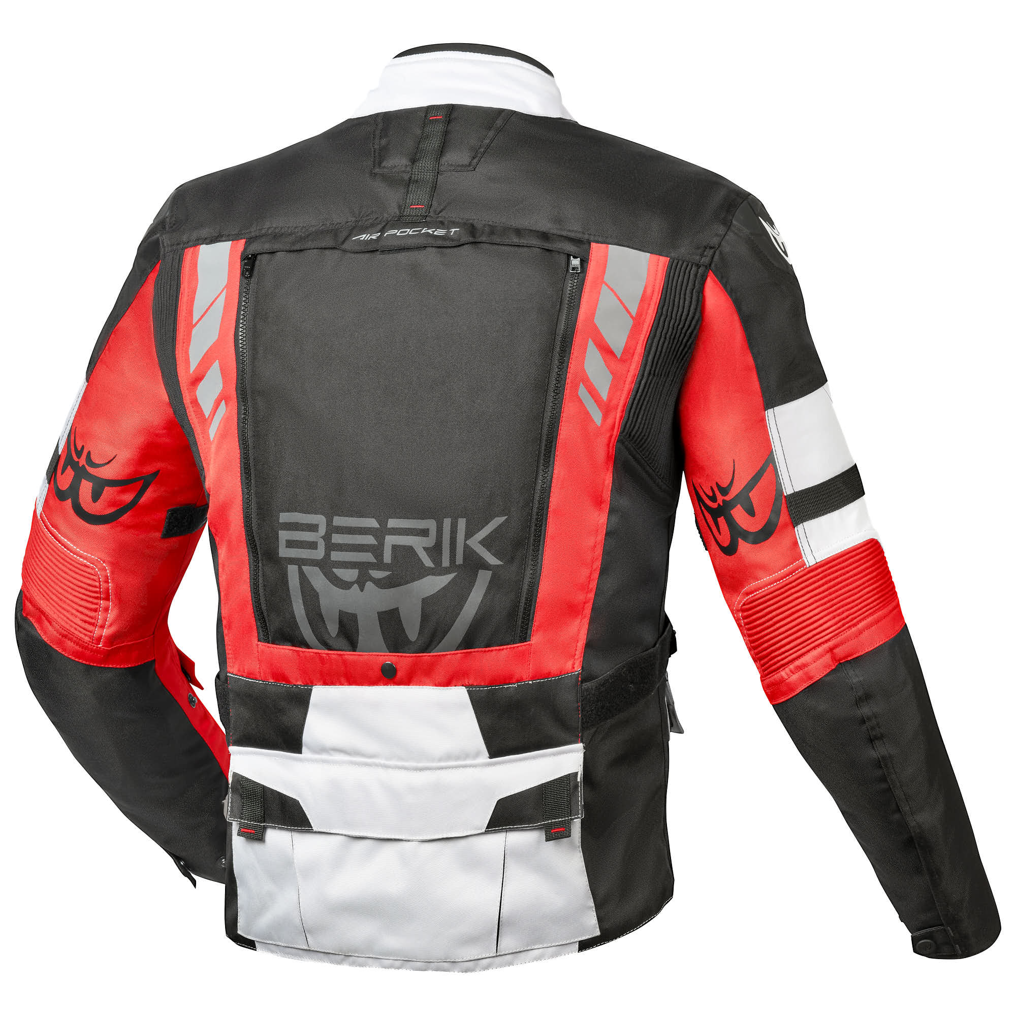 Berik Ferpho waterproof Motorcycle Textile Jacket black/white/red 56 Figure 3