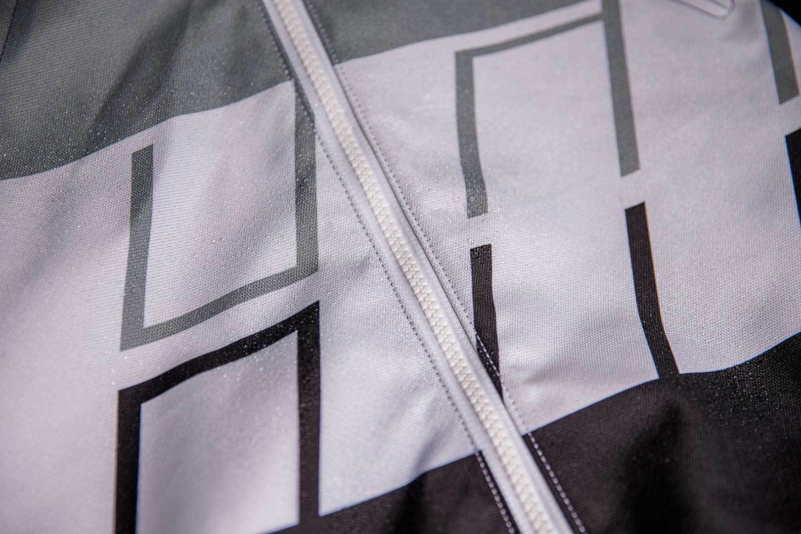 Icon Airform Retro Blouson textile de moto Blanc/Gris 4XL Figure 8