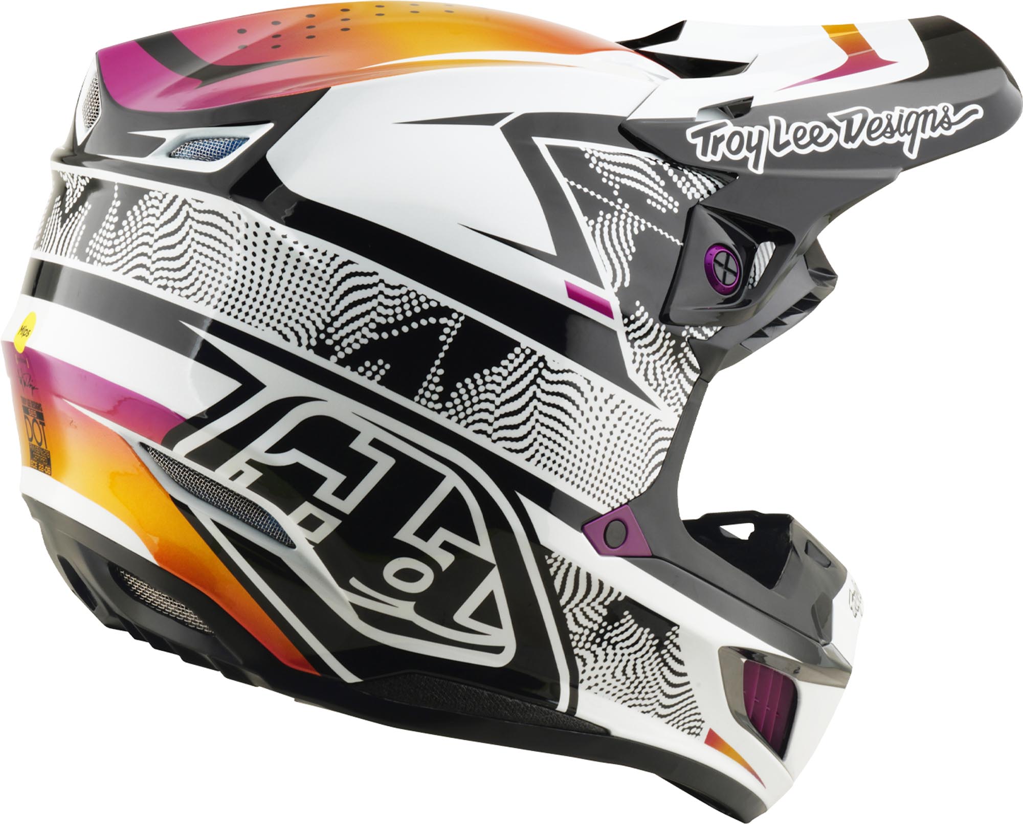 Troy Lee Designs SE5 Composite MIPS Lined Up Motocrosshelm M (57/58) Figuur 4