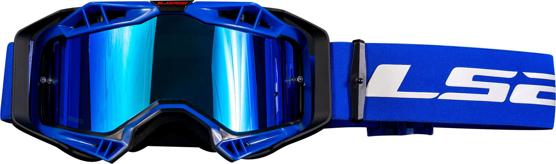 LS2 Aura Pro Ochelari de motocross albastru Figura 1