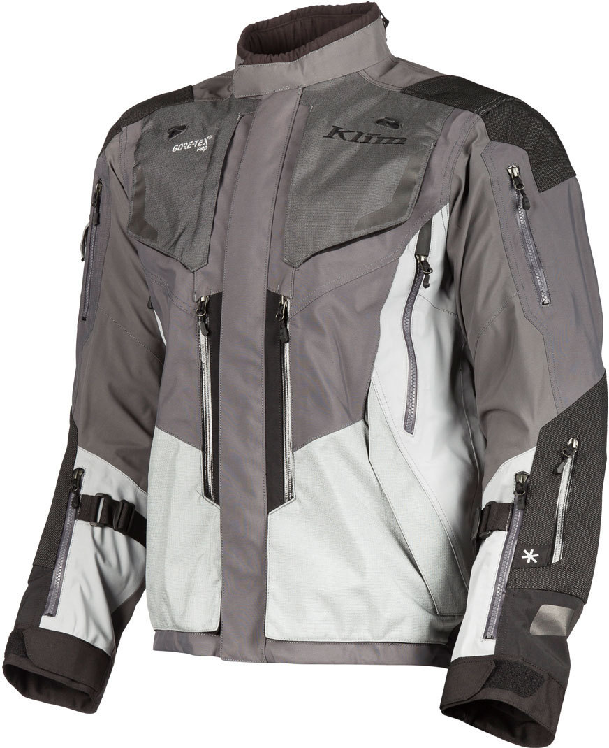 Klim Badlands Pro Motorrad Textiljacke hellgrau L Abbildung 1