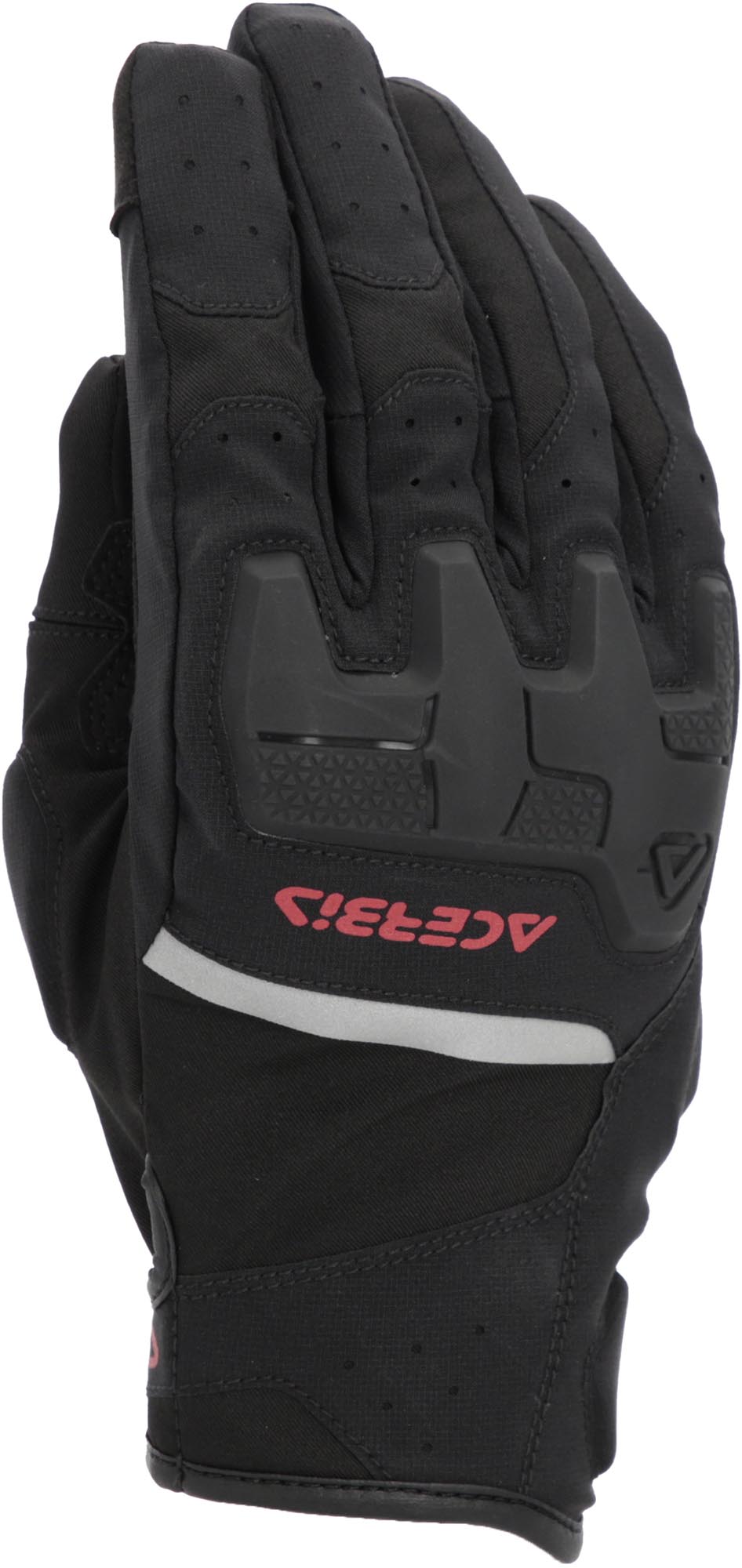 Acerbis X-Street WP wasserdichte Motorrad Handschuhe schwarz/rot S Abbildung 4