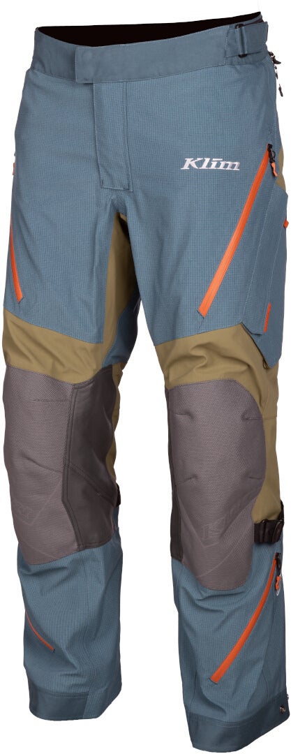Klim Badlands Pro A3 2023 Motorcycle Textile Pants blue/green Short 32 Figure 1