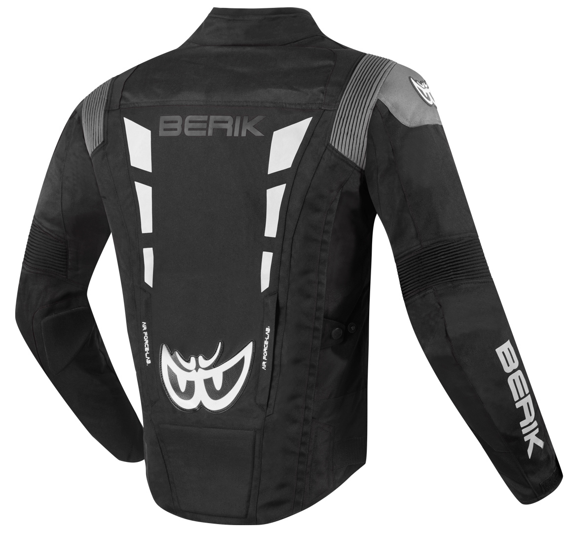 Berik Torino Evo waterproof Motorcycle Textile Jacket black/grey 60 Figure 2