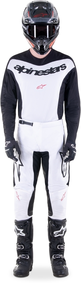 Alpinestars Fluid Lurv Motokrosový dres bílá/černá M Obrázek 3