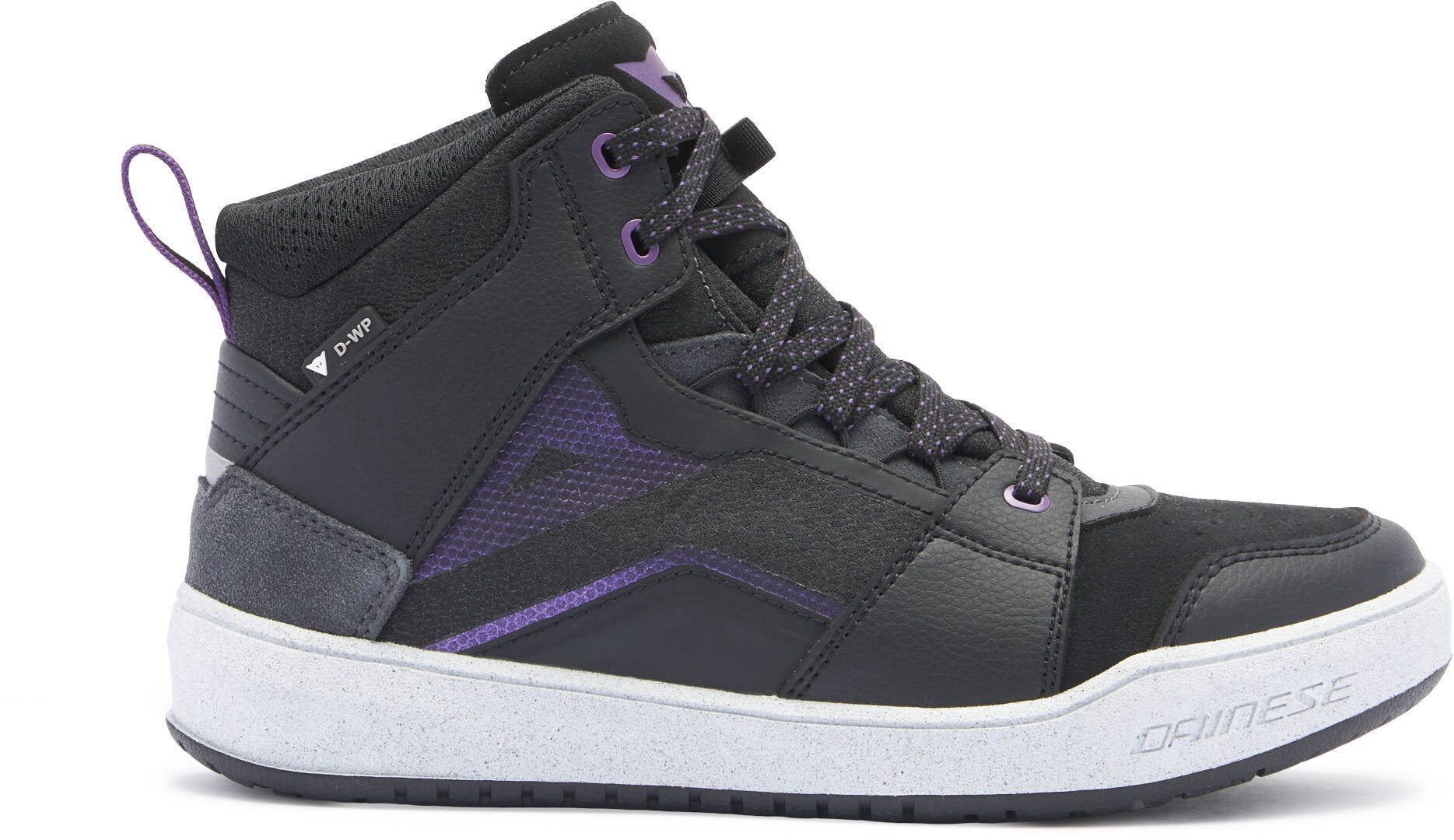 Dainese Suburb D-WP 2.0 vandtætte dame-motorcykelsko sort/hvid/lilla 41 Figur 2