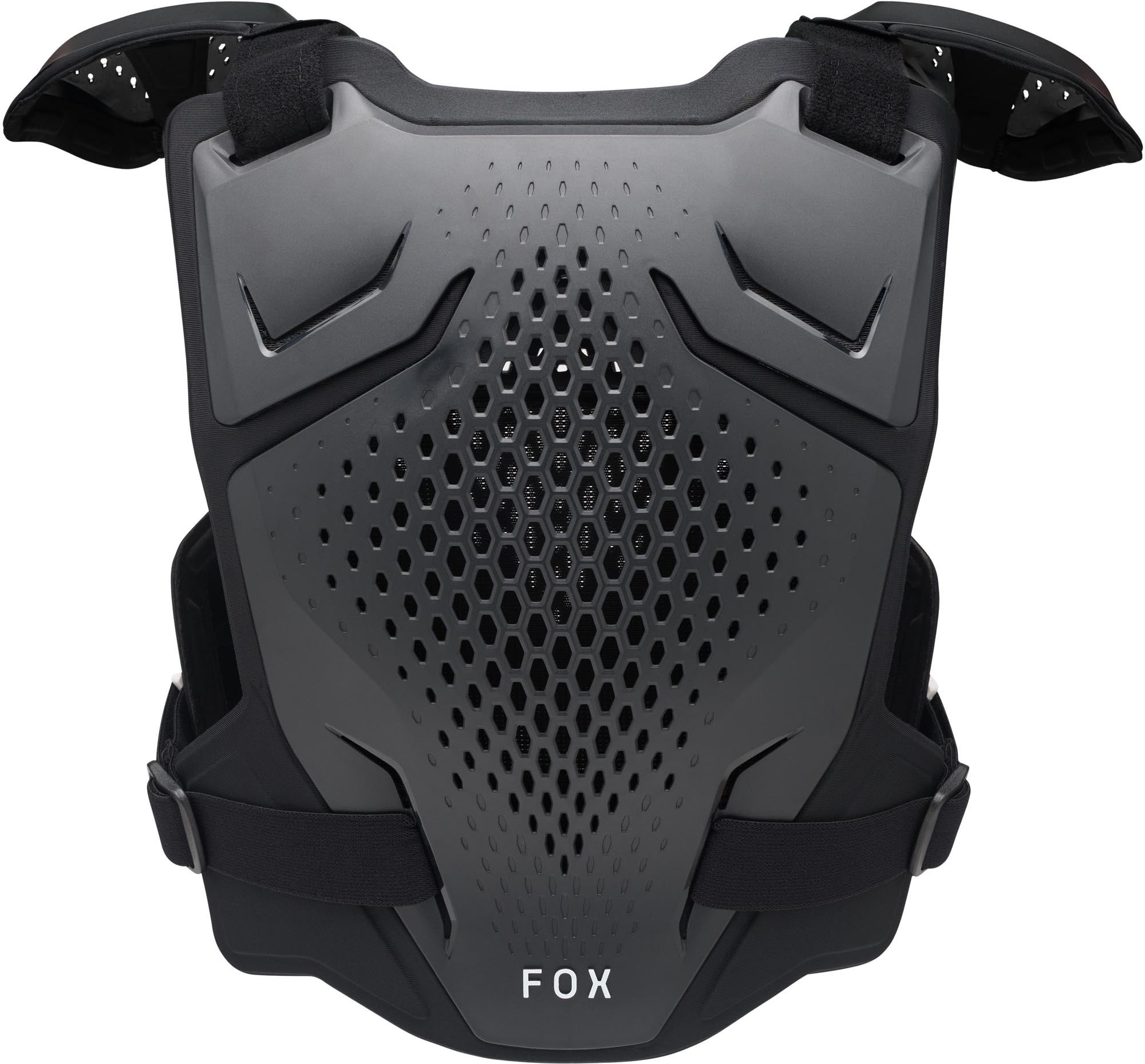 FOX R3 Ungdoms brystpanser Sort Figur 2