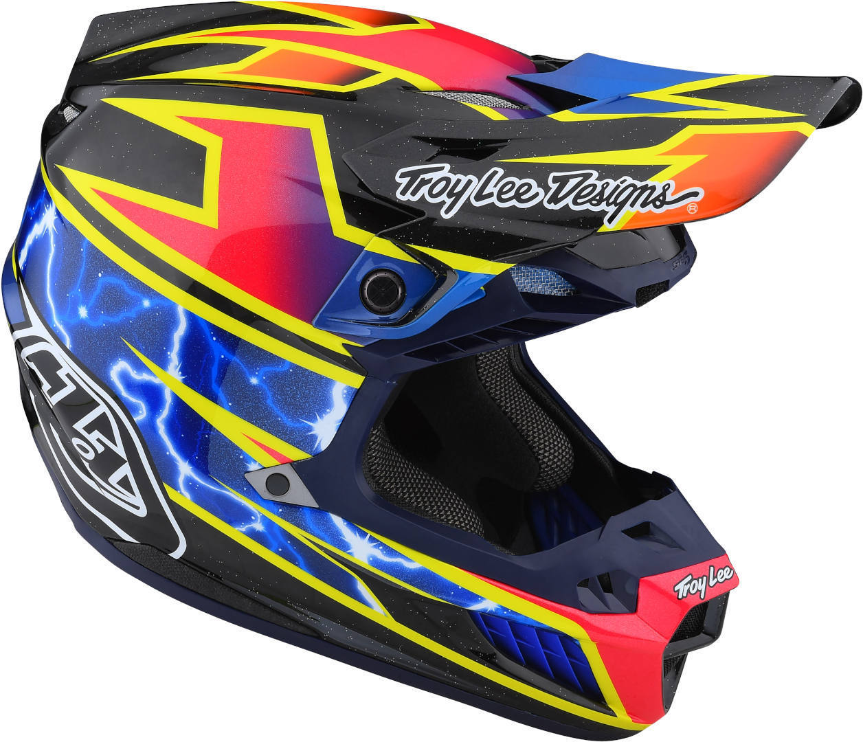 Troy Lee Designs SE5 Lightning MIPS Carbon Casco Motocross nero/rosa M (57/58) Figura 3