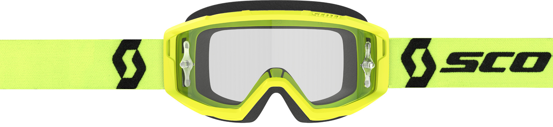 Scott Primal Clear Motocrossglasögon gul/svart Figur 3