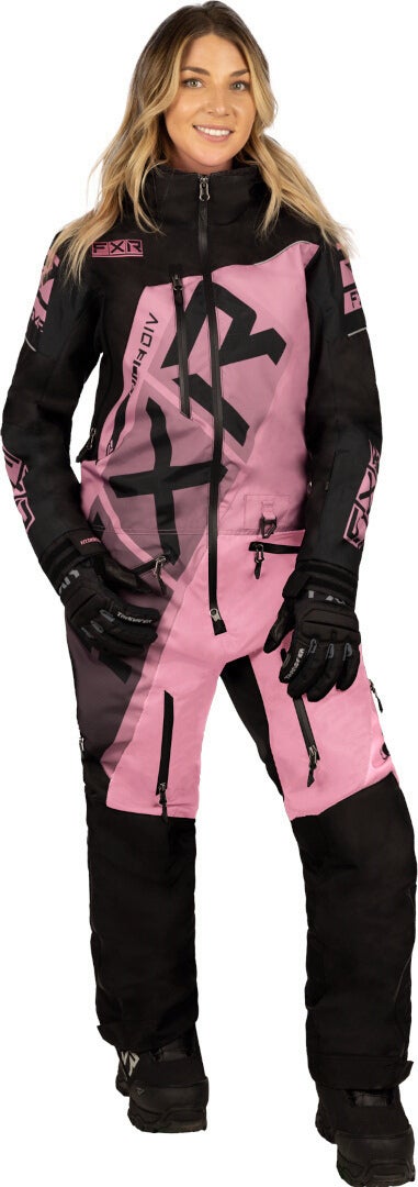 FXR CX Lite 2023 Senhoras One Piece Snowmobile Terno rosa 4 Figura 1