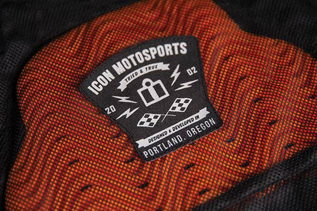 Icon Hooligan Ultrabolt Motorrad Textiljacke schwarz/grau/rot 3XL Abbildung 16