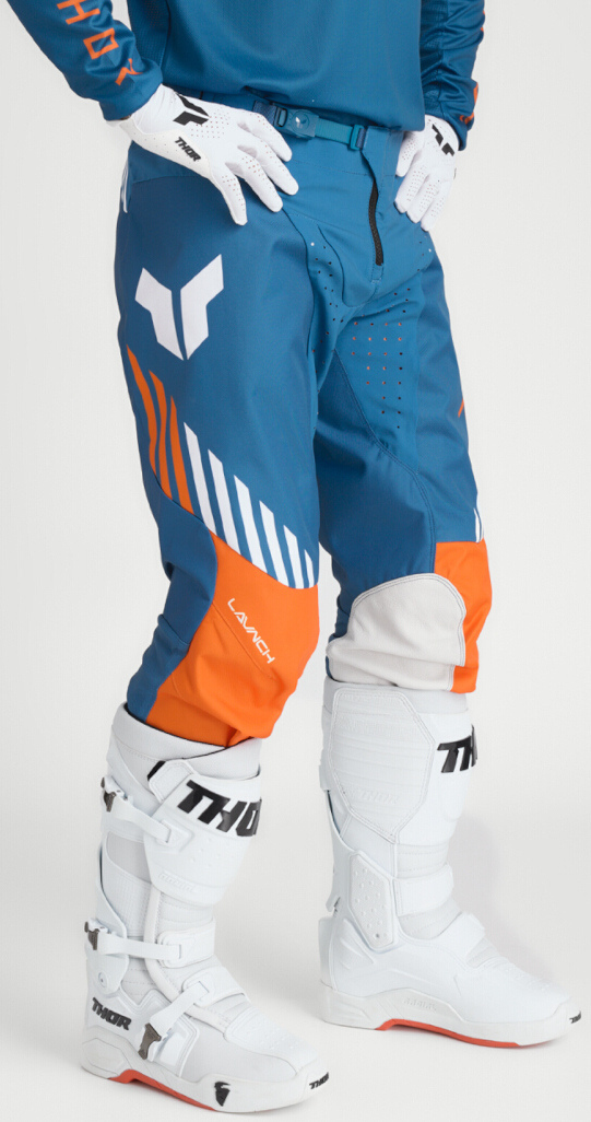 Thor Launchmode Zone Pantalons de motocross bleu/orange 34 Figure 9