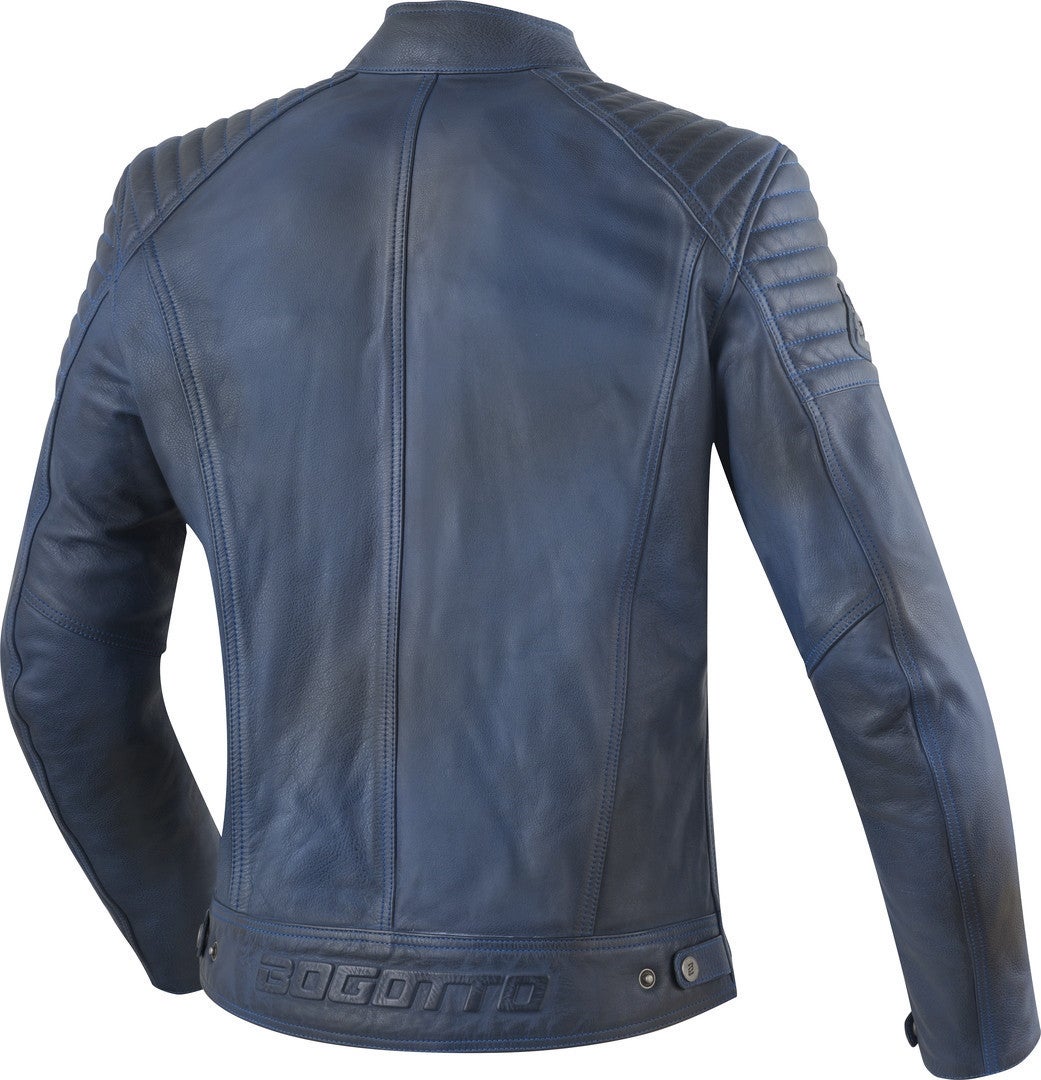 Bogotto Frisco Motorcycle Leather Jacket blue L Figure 2