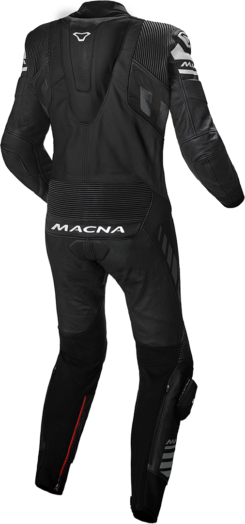 Macna Tracktix One Piece perforeret motorcykel læderdragt Sort 58 Figur 2