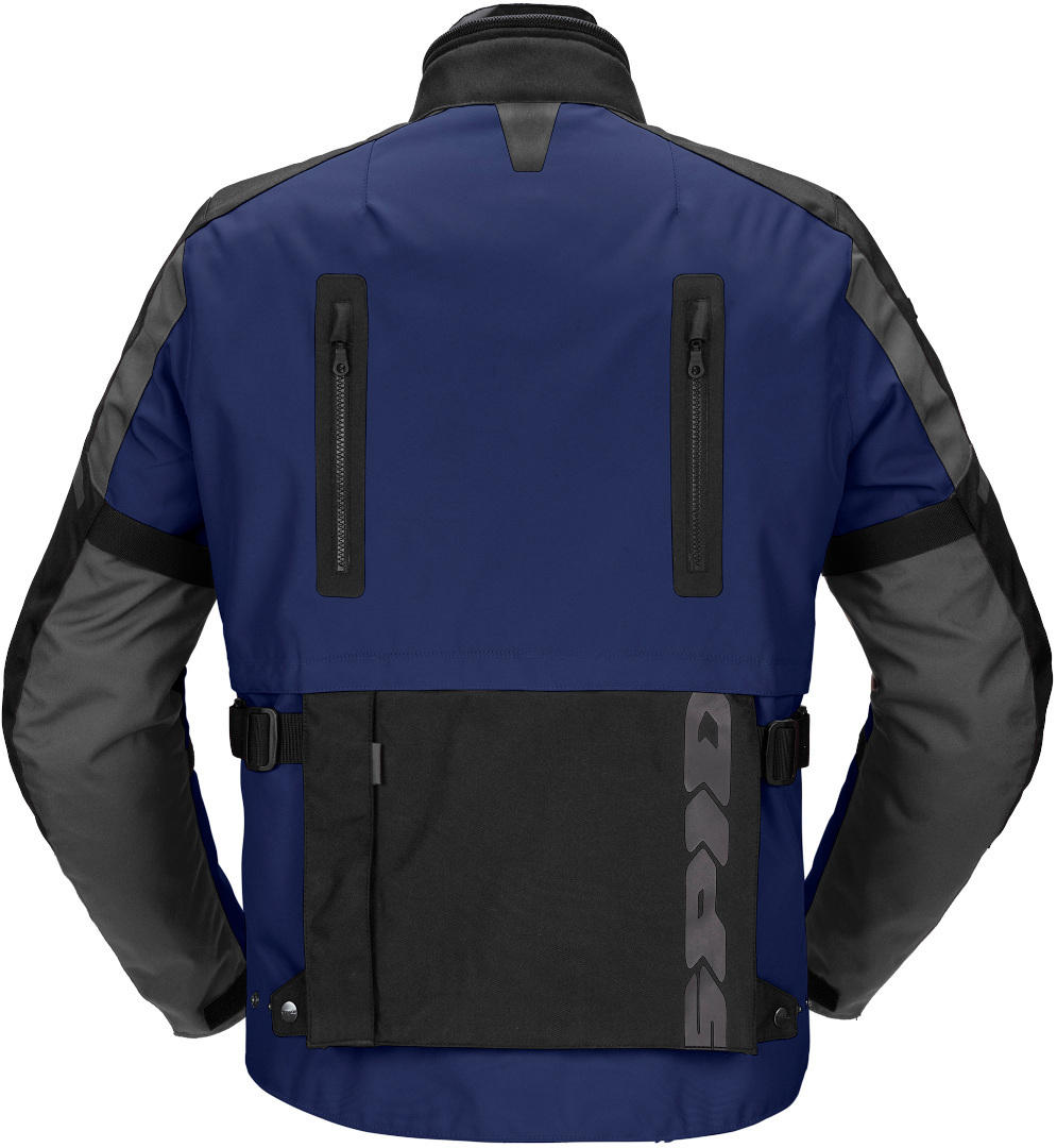 Spidi Crossmaster Motorcycle Textile Jacket black/blue 5XL Figure 2
