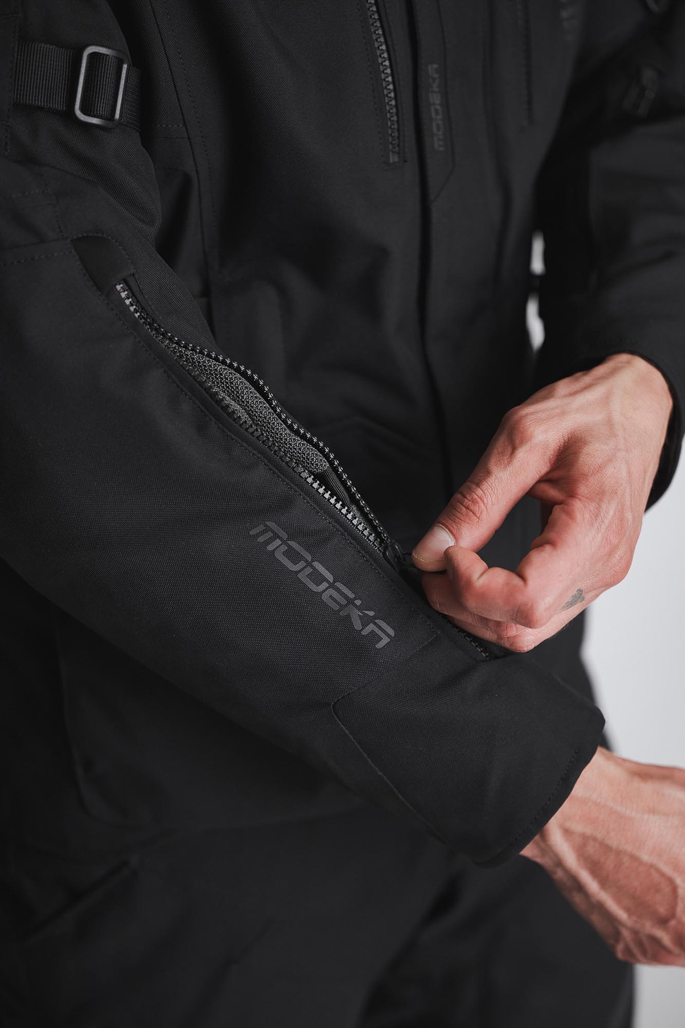 Modeka Striker III Motorrad Textiljacke schwarz S Abbildung 5