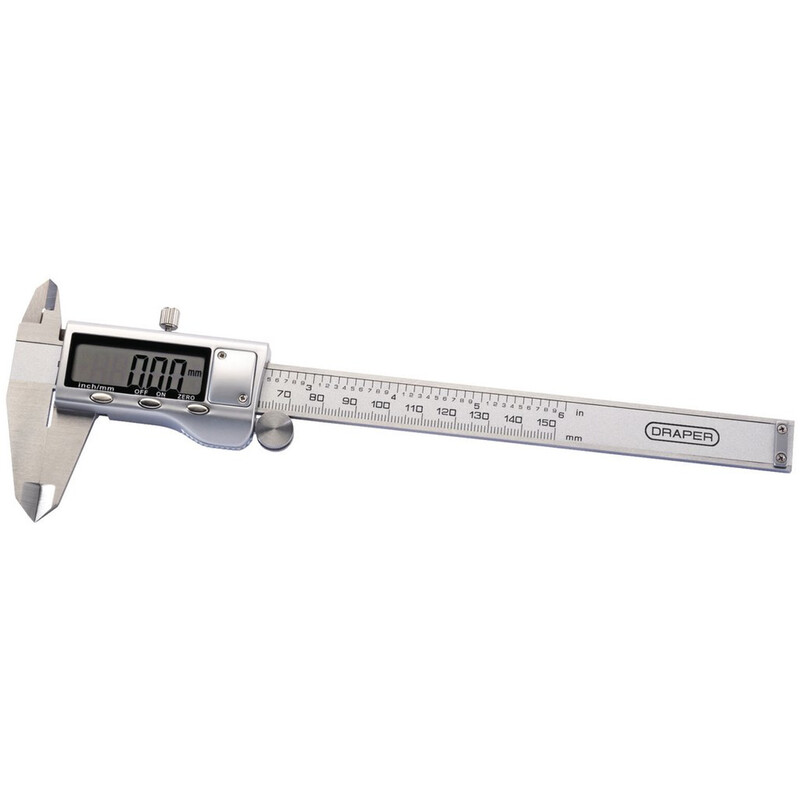 Draper Expert Dual Reading Digital Skjutmått - 0 - 150mm Figur 2