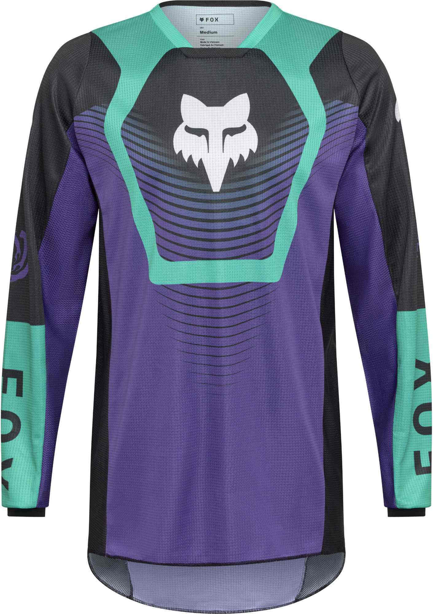 FOX 180 Collect Motocross-paita musta/violetti XL Kuva 1