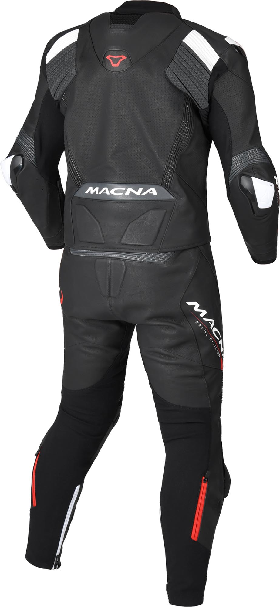 Macna Blitz Two Piece Motorcycle Leather Suit black/white 58 Figure 2