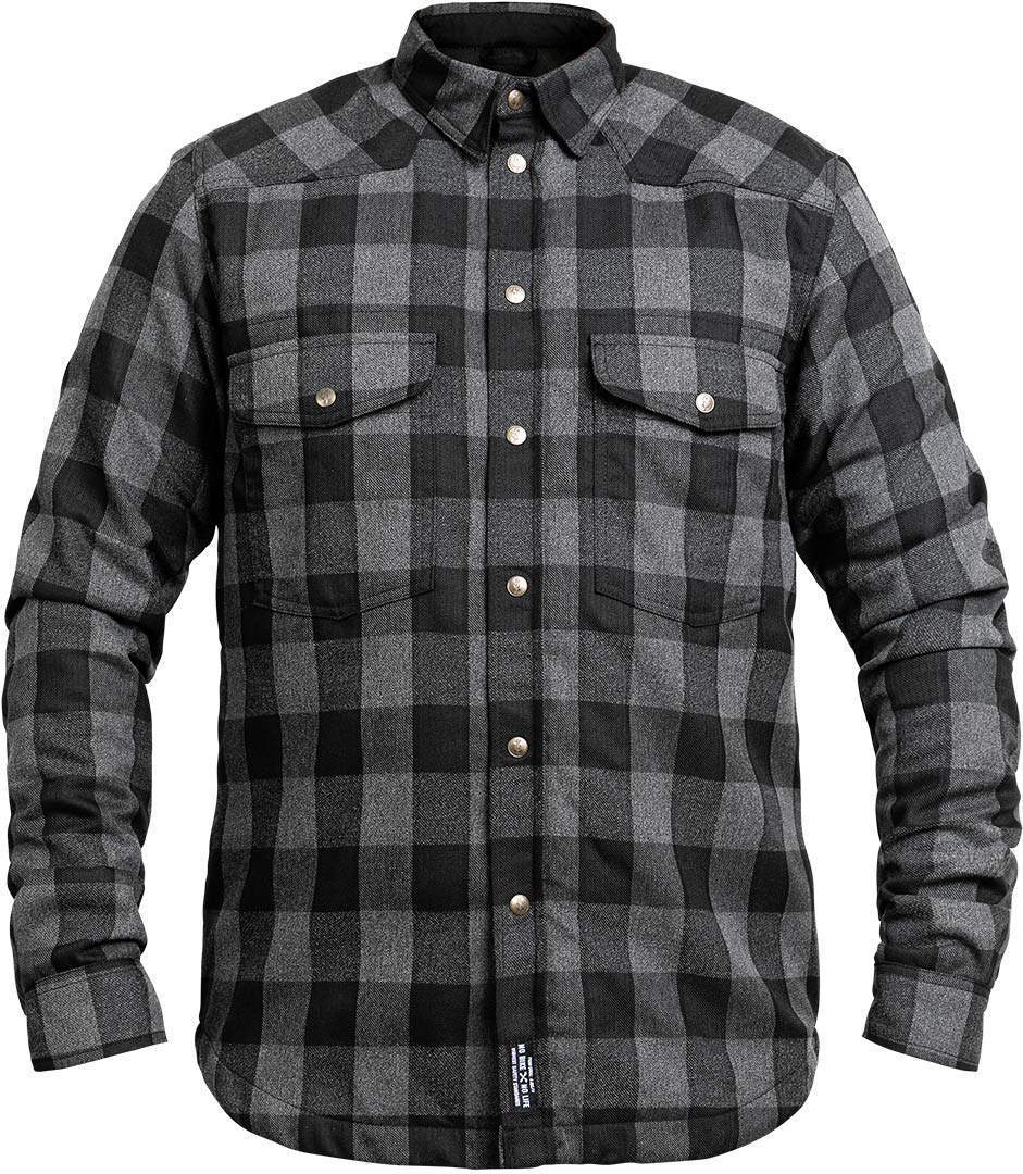 John Doe Motoshirt Skjorte grå/sort M Figur 2