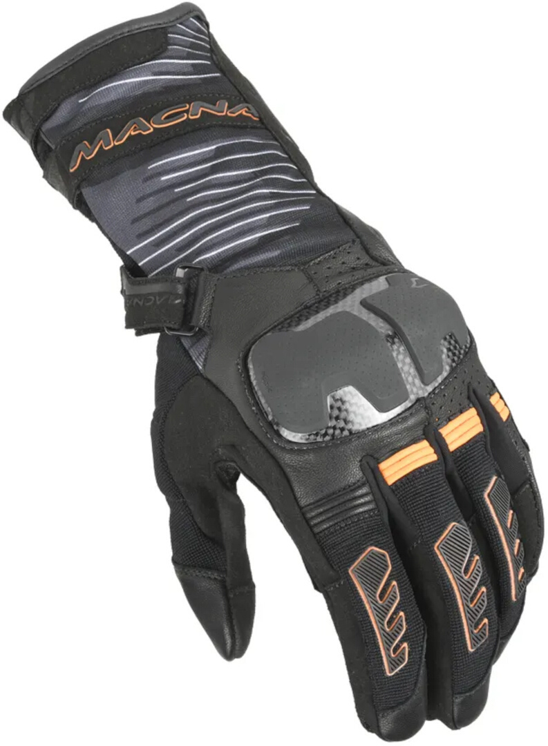 Macna Tempo 2.0 Motorcykel handsker sort/orange L Figur 1