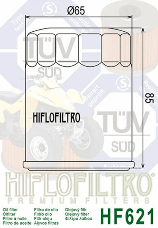 Hiflofiltro Oljefilter - HF621 Figur 4
