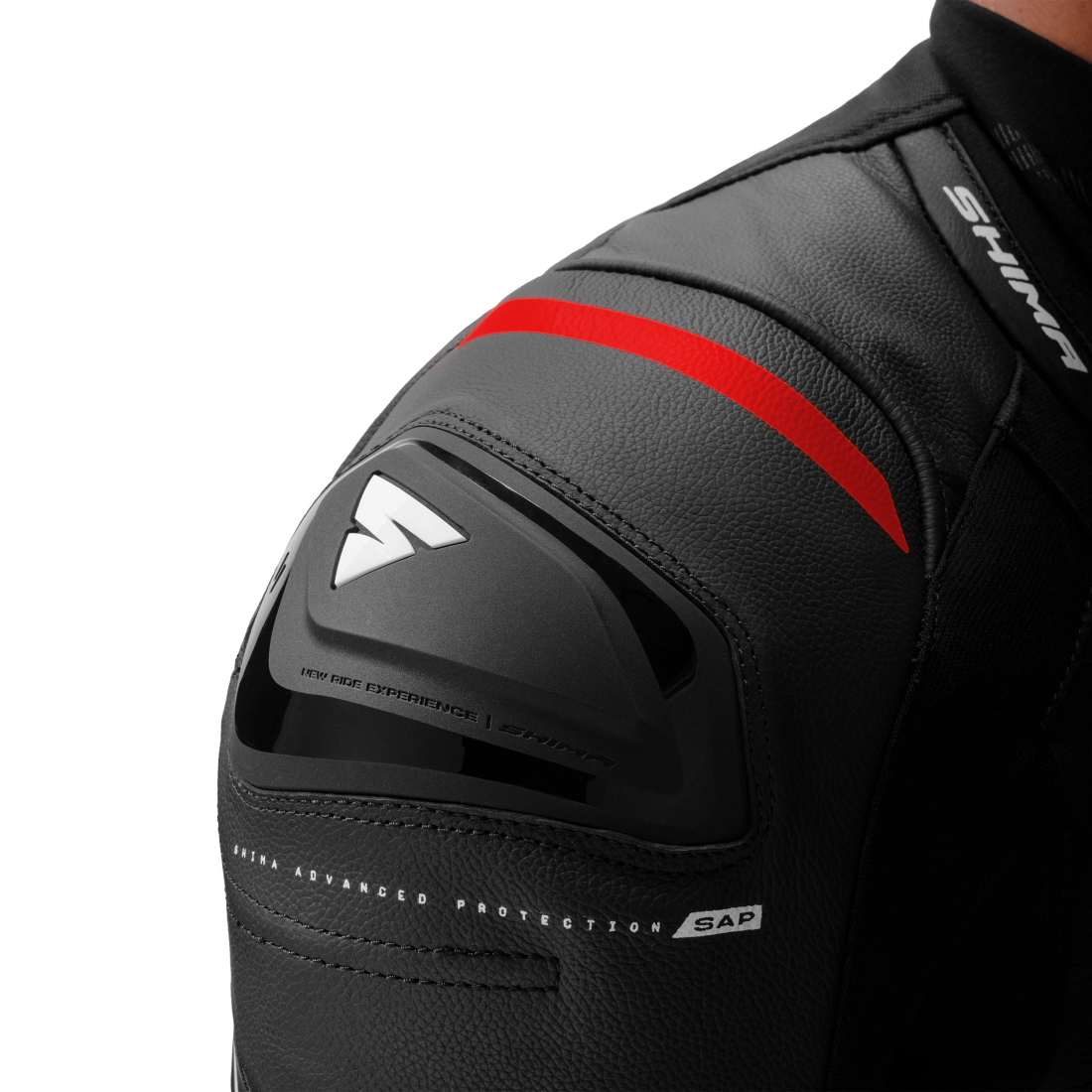 SHIMA Mission ST Veste en cuir moto noir/rouge 58 Figure 11