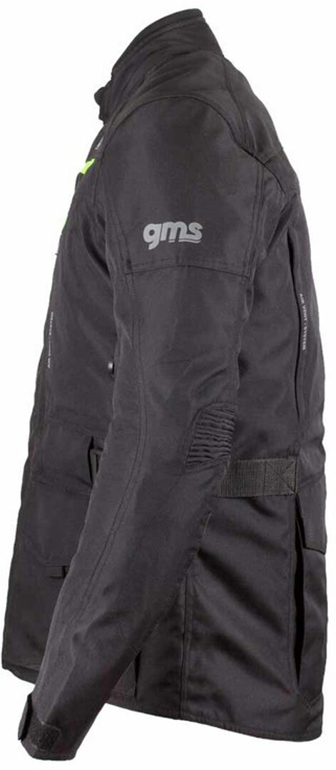 GMS Gear Motorcycle Textile Jacket black/neon L Figure 4