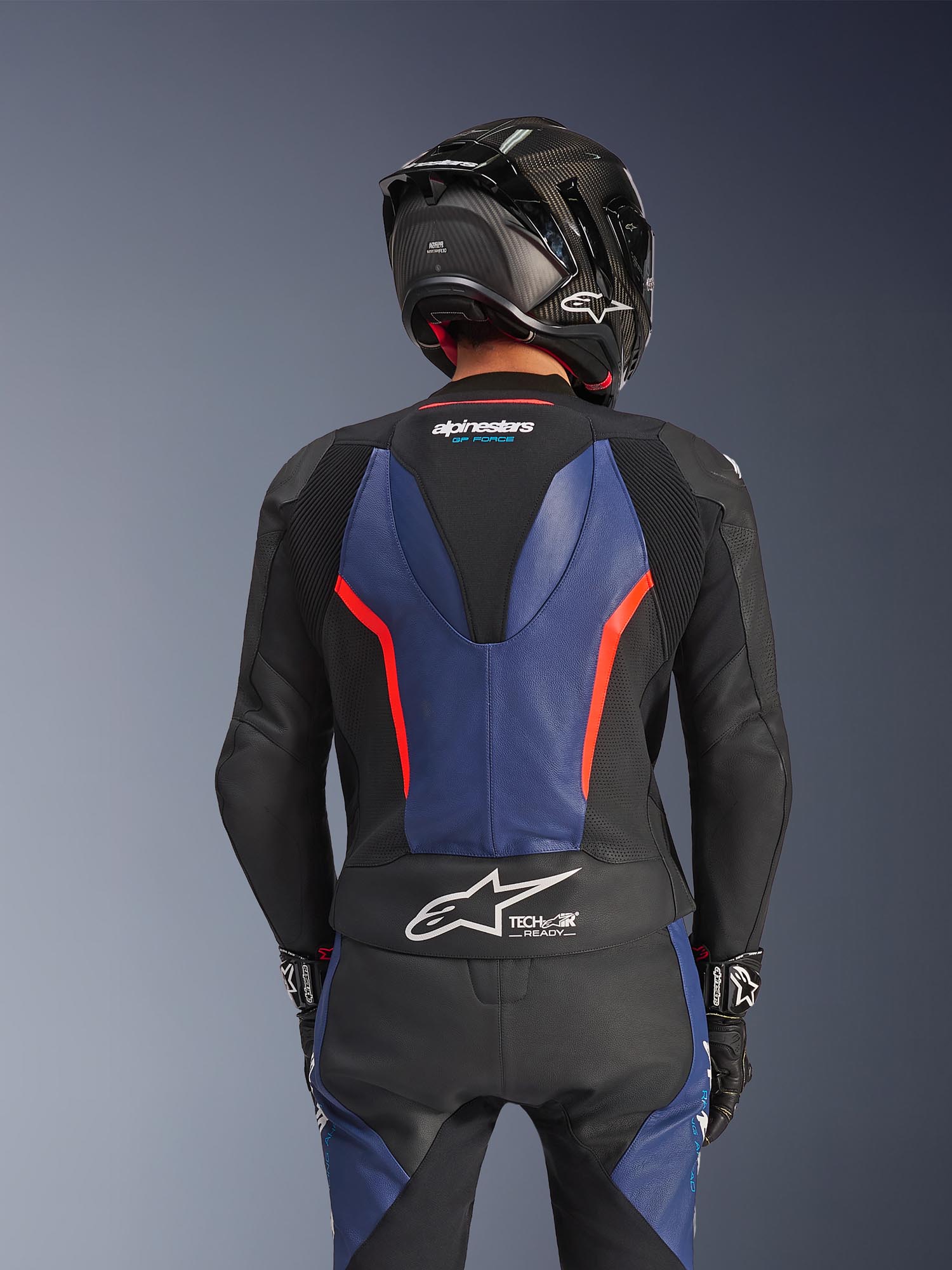 Alpinestars GP Force V2 Two Piece Motorcycle Leather Suit black/blue/red 60 Figure 11