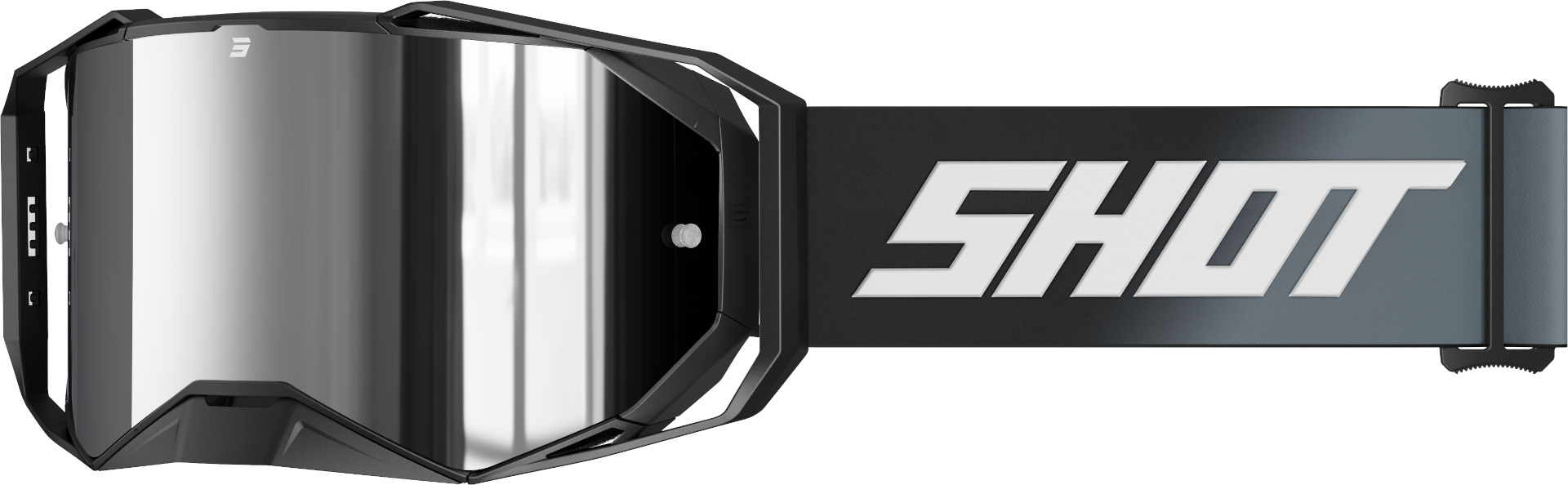 Shot Lite Solid Ochelari de motocross negru Figura 1