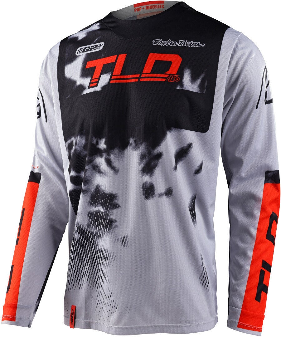 Troy Lee Designs GP Astro 2022 Motocross Jersey grau/orange XL Abbildung 1