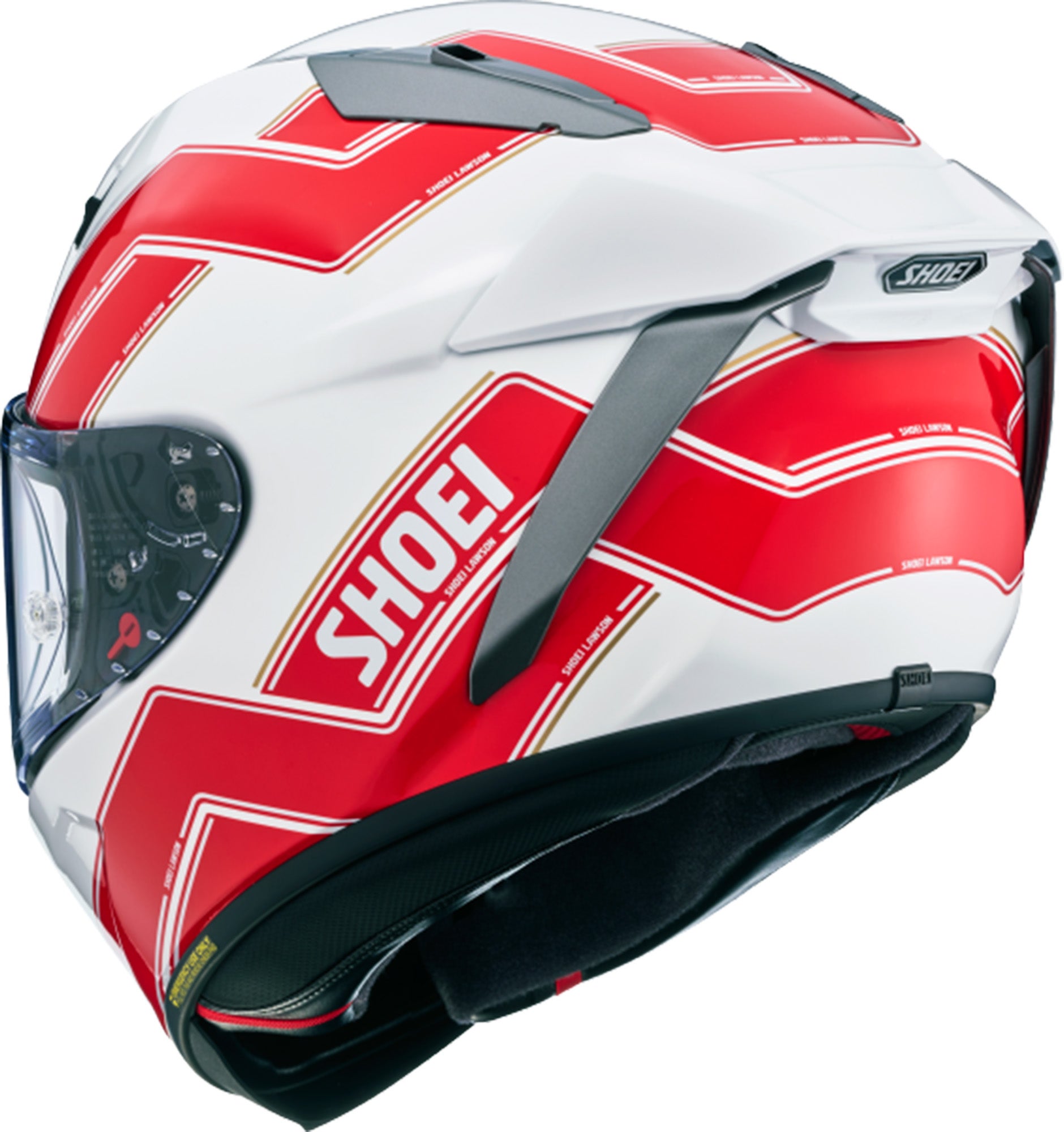 Shoei X-SPR Pro Lawson TC-1 FIM Casque Rouge/Blanc S (55/56) Figure 2